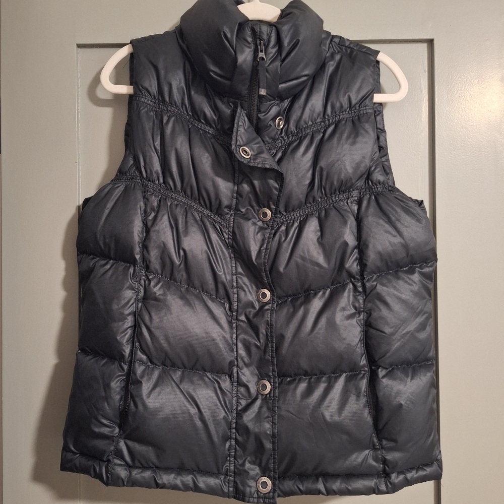 Prana Black Puffer Vest Size XL